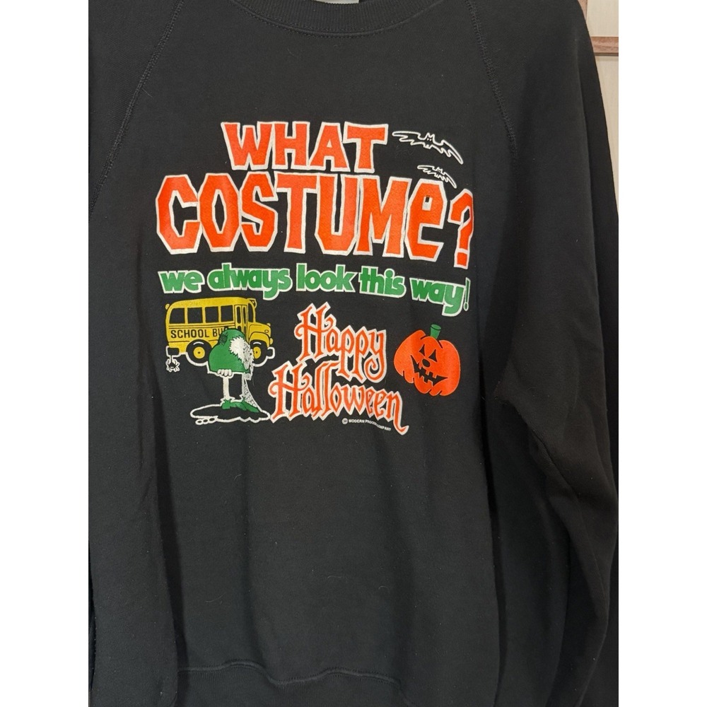 80s/90s Modern Press Co. Crewneck Halloween Costume Sweatshirt Funny Witty 2X